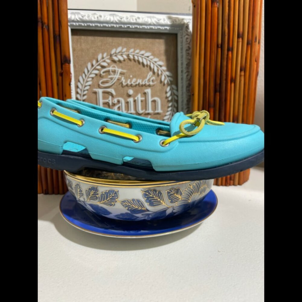 Sailor sky & navy blue crocs - Picture 6 of 6